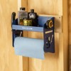 Shop Towel Holder - Durable Powder-Coat Finish Wall Mounted Paper