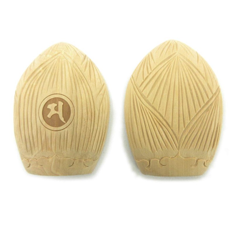 木彫 of Buddhist Buddha/Buddha 香合 摩利 支天 座像 Tsuge