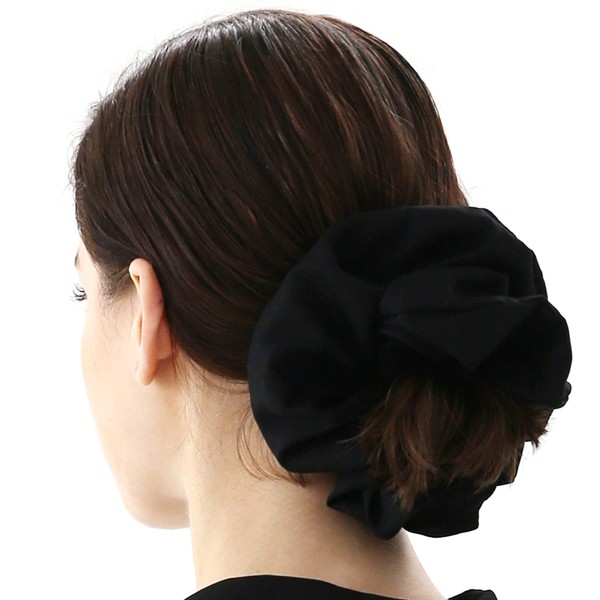 UNDERCONTROL Signature Gold Label Point Pleated Band Linen Big Scrunchie