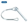 sourcing map 4Pcs 1/4" Dia Trailer Coupler Pin, 2-3/16" Long