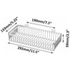 MINGFANITY Sturdy 304 Stainless Steel Utensil Drying Rack Basket, Utensil