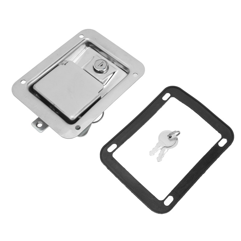 Toolbox Latch Flush Mount Locking Paddle Latch with 2 Keys