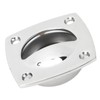 59x59mm Flush Pull Recessed Sliding Pull Handle 316 Stainless Steel