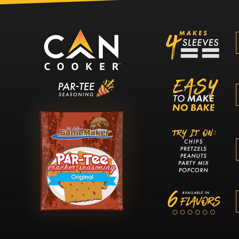 Can Cooker Par-Tee Cracker with Seasoning Chili Lime