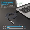 Hisatey USB 3.0 Extension Cable 1FT, Short USB Extension Cable