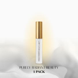 Purely Radiant Beauty Viral Lash & Brow Growth Serum – Organic, Vegan, Prostaglandin-Free – Thicker Longer Lashes – Castor + Rosemary Oil – TikTok Favorite- 53K+ Sold:_1 Pack