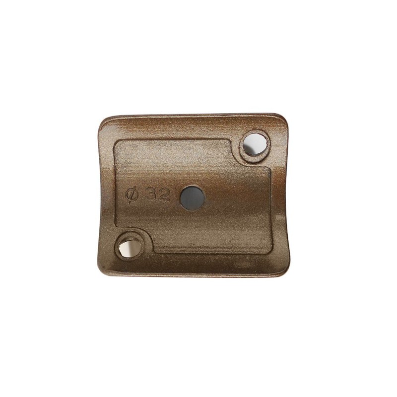 WAKI Warming Handrail 32 Bracket 32T-22 Corner Receptor, Bronze