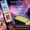 XSYLOHXL Tarot Cards with Meanings on Them for Beginners Classic
