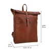 Gusti Valja Leather Backpack for Men and Women, Laptop Bag,