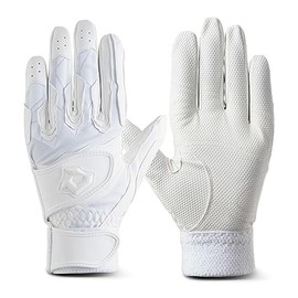 DeMARINI WB5745201M DM-2 Batting Grab, Ambidextrous, For High School Baseball, White, Medium