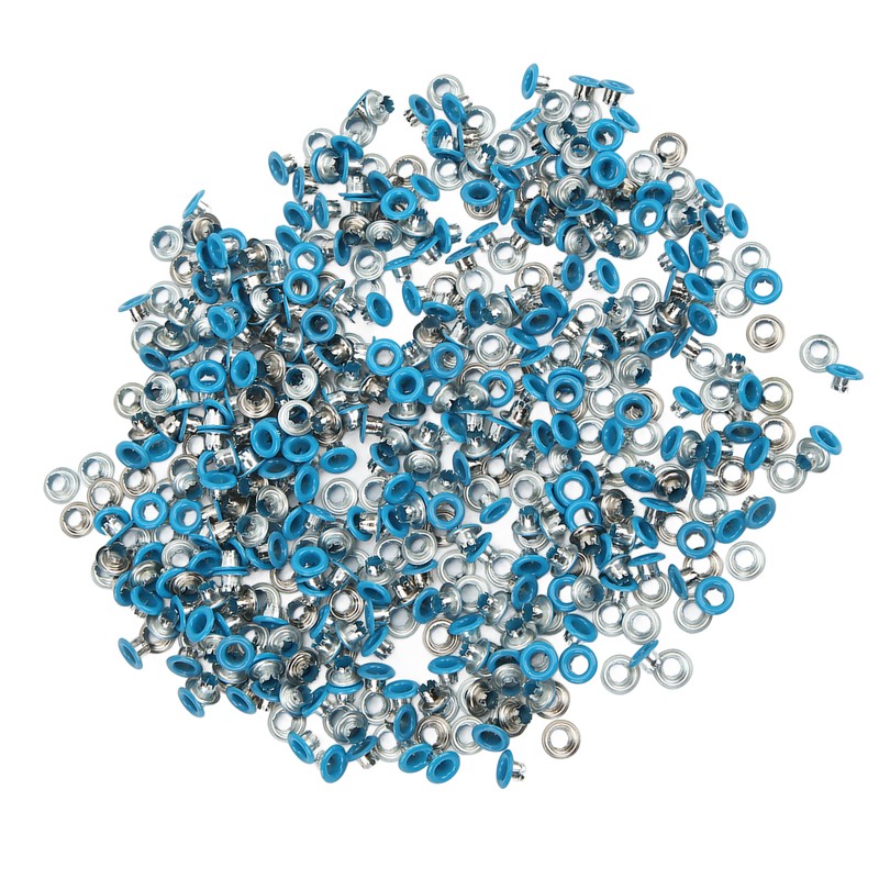 500Pcs Eyelet Grommet Round Edge Color Fine Workmanship Good Toughness