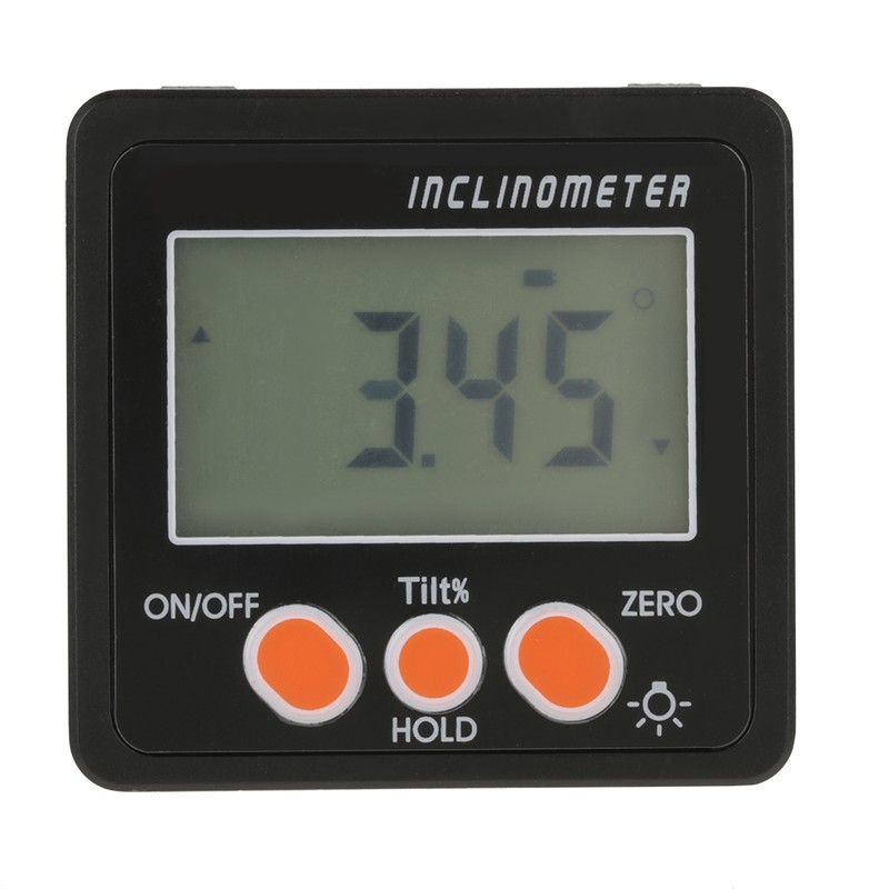Digital Magnetic Inclinometer Angle Gauge Meter Protractor 4 x 90°