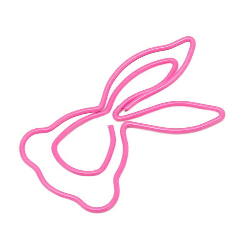 100Pcs Kids Paper Clips Bunny Style Strong Metal Exquisite Color