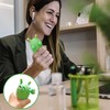 2Pcs Popping Out it Eyes Squishy Squeeze Toy,Funny Grass Worm