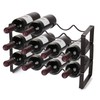 Stackable Wine Rack Countertop, 12 Bottles 3 Tier Wine Cabinet