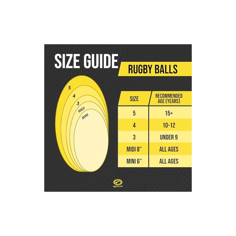 OPTIMUM Street II Men's Rugby Ball - Urban Play, Balanced