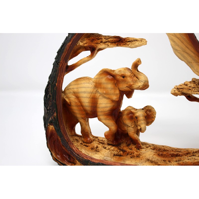 Eye catching Free Standing Graceful Elephant with Family Decorative Ornament