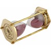 Crafts International Hexa Design 5 Minutes Full Brass Hourglass Sand