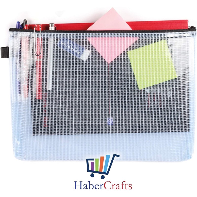 A5 Tuff Bag Zip Wallet Clear Plastic Wallets Zipped Pouch