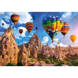 Clementoni Balloons in Cappadocia Puzzle, Colección de Alta Calidad, 1000 Piezas, Puzzle Adulto, Fabricado en Italia - 39825