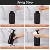 Segbeauty Foam Soap Dispenser, 4 Pcs 400ml Hand Soap Dispenser,