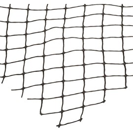 Mutual Industries 14988-91-48 HDPE Diamond Link Safety Fence, 50" Length, 4" Width, Black