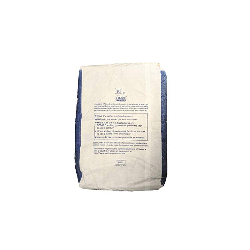 Greenway Biotech Gypsum Powder Calcium Sulfate to Improves Soil Drainage