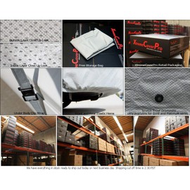 Car Cover fits 1997 1998 1999 2000 2001 2002 2003 2004 Ford F150 SUPERCAB 6.5FT Bed XTREMECOVERPRO Gold Series Grey Truck Cover