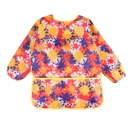 CUHZA Children's Painting Apron, Painting Gown, Waterproof Children's Painting Apron 2-8 Years, Girls/Boy, Craft Apron Painting Coat for Children with 3 Pockets for Primary School Art Painting,