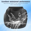FZJDSD Black Driver & Passenger Side Bottom Leather Replacement Seat