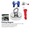 Strong Powerful Round Salvage Fishing Magnet with 20m Rope Kit