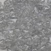 Heart Beads Silver Glitter Sparkle Large Pony Beads Pk/50 Made