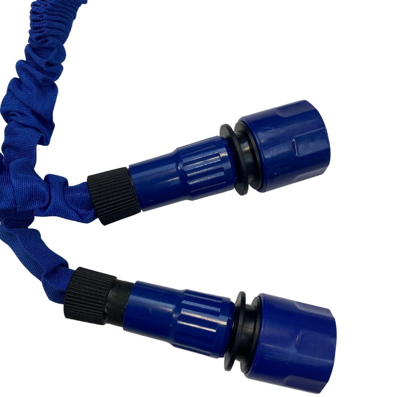 Riegolux 795229 Expandable Hose with Gun, Blue, 5-15 m