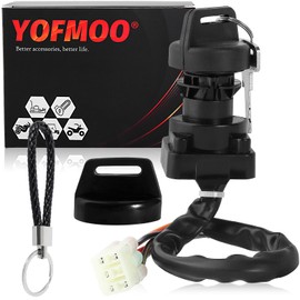 YOFMOO LTA400 LTA450 LTF400 Ignition Key Switch Compatible with Suzuki King Quad 400 450 500 750 Eiger 400 LTA400F LTF400F LTA500X LTA750 LTA750X LTA400FC LTA450X LTA450XZ LTA500 XP XPZ XZ ATV Bike