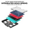 Horizontal Badge Holder - Durable Polycarbonate ID/Credit Holder with Metal
