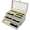 GRTCZYSL Sunglasses Organizer 18 Slots, Multiple Pairs Glasses Storage Case