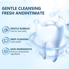 Hydroxyapatite Toothpastes, 7.5% Nano Hydroxyapatite Toothpastes for Enamel Protection and Tooth Strengthening, Deep Cleaning Care Oral Health, Gentle Mint, Fresh Breath