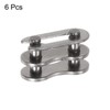 sourcing map 6Pcs Chain Master Connector Link Roller 8mm Pitch