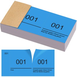 Nezyo Double Number Blocks 1-100 raffle lots with numbers, number blocks, number blocks, 10 cm x 5 cm for wardrobe, raffle, events, parties, fairs, lotteries and hospitalities (dark blue)