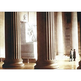 Avanti Press Tourists Visiting Lincoln Memorial Vintage Photo America Collection Blank Note Card