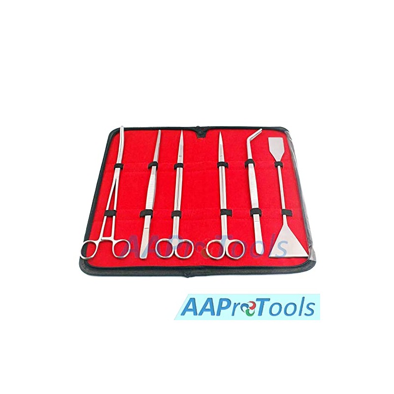 AAProTools Aquarium Kit 6 Pcs Plant Pro Tools Set Live