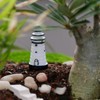 Mipcase 30 Pcs Mini Lighthouse Decor, Resin Lighthouse Outdoor Decor
