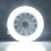 9.8in LED Ceiling Fan Light Quiet 3 Gears Ceiling Fan