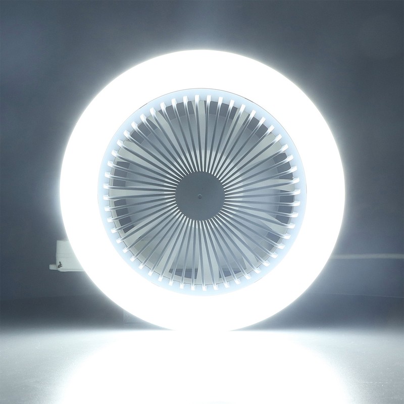 9.8in LED Ceiling Fan Light Quiet 3 Gears Ceiling Fan