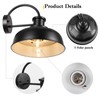 Rosient Solar Barn Light Outdoor, Farmhouse Dusk to Dawn Sensor
