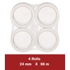 4 Packs Transparent Packing Tape 24mm x 66m – Extra
