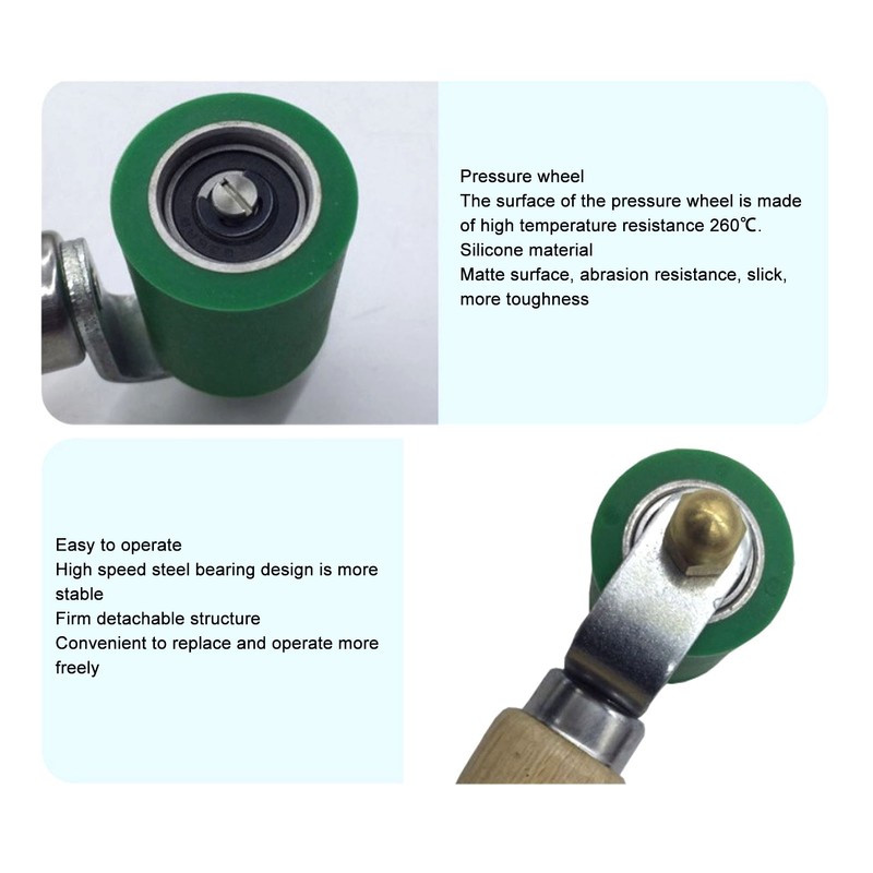 Seam Hand Pressure Roller Professional High Temperature Resistance Silicone Seam