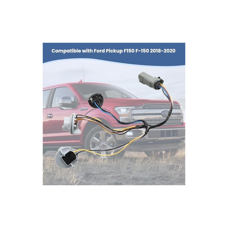 Tail Light Lamp Wiring Harness Socket Holder and Wire Compatible