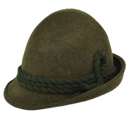 Cappelleria Melegari Tyrolean Hat Original Model Jagdhut - Green - 60
