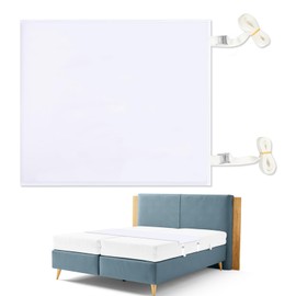 Yowmina 90.5 * 19.69 inch Bed Bridge Twin to King Converter - Split King Mattress Topper for Adjustable Bed, Mattress Connector with Strap for Guests Stayovers